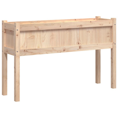 Fioriera Giardino con Gambe 110x31x70 cm Legno Massello Pino - homemem39