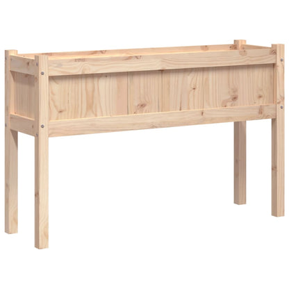 Fioriere da Giardino 2 pz con Gambe in Legno Massello di Pino | homemem39