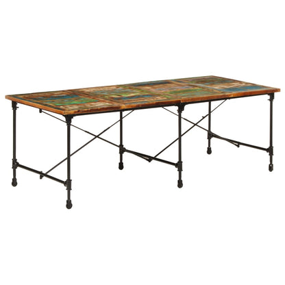 Tavolo da Pranzo 220x90x77 cm in Legno Massello di Recupero | homemem39