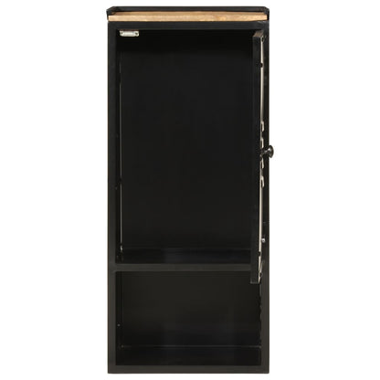 Mobile da Bagno 40x27x90 cm in Ferro e Legno Massello di Mango | homemem39
