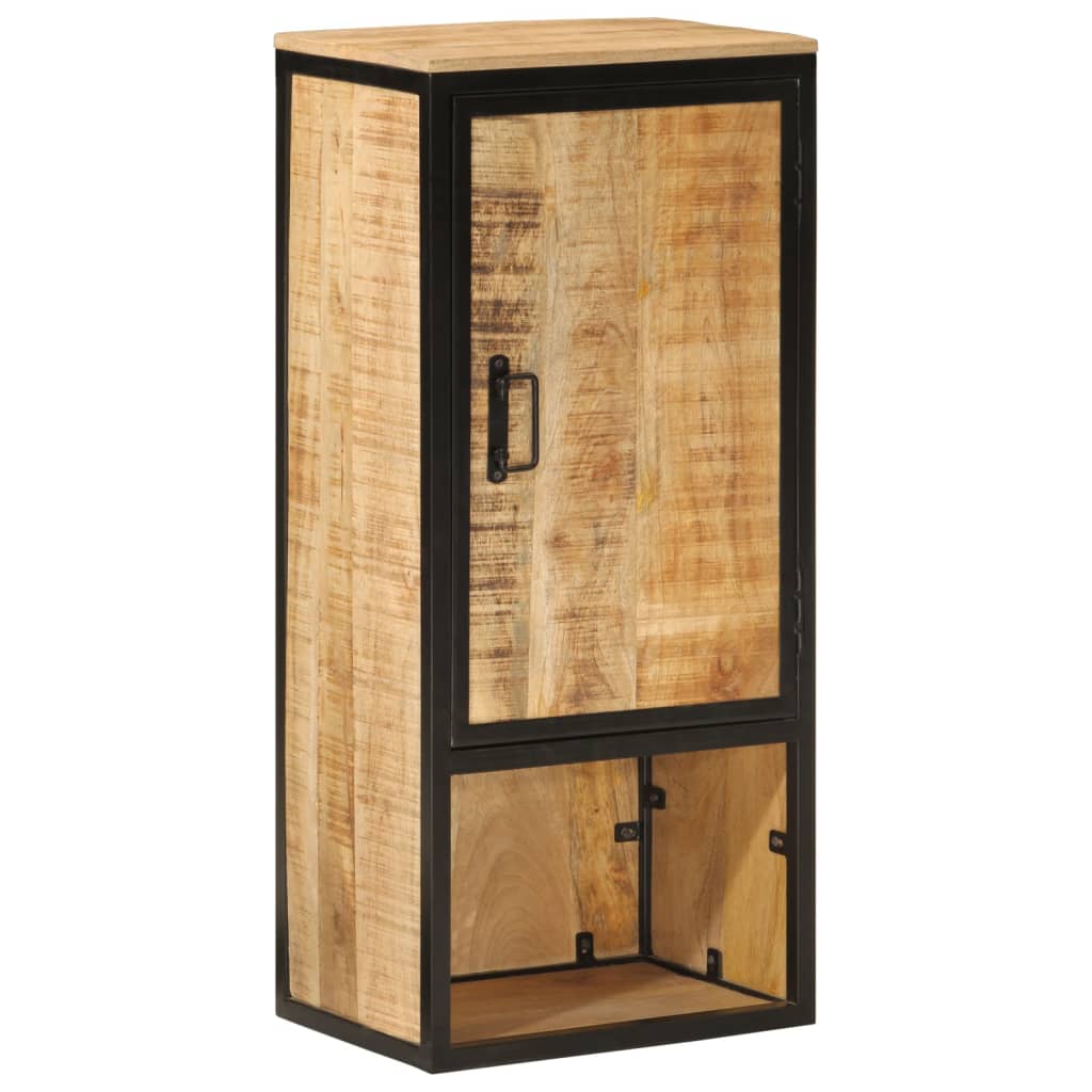 Mobile da Bagno 40x27x90 cm in Legno Massello di Mango e Ferro | homemem39