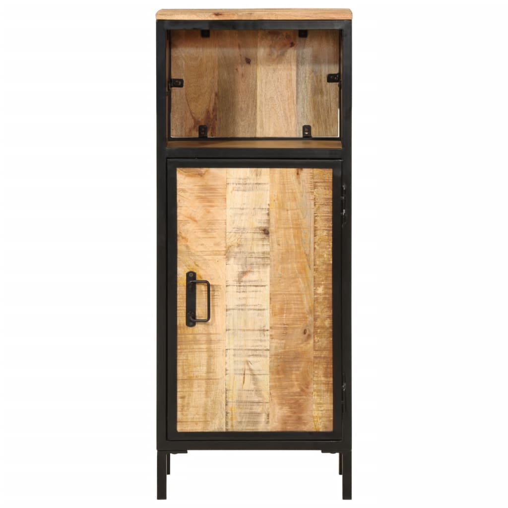 Mobile da Bagno 40x27x90 cm in Legno Massello di Mango e Ferro | homemem39