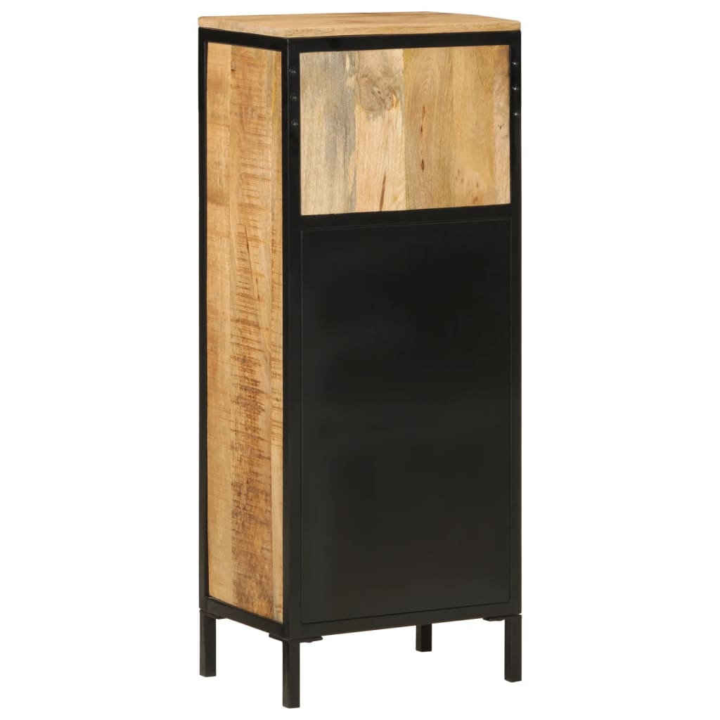 Mobile da Bagno 40x27x90 cm in Legno Massello di Mango e Ferro | homemem39