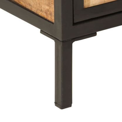 Mobile Lavabo da Bagno 55x35x60 cm Legno Massello Mango e Ferro | homemem39