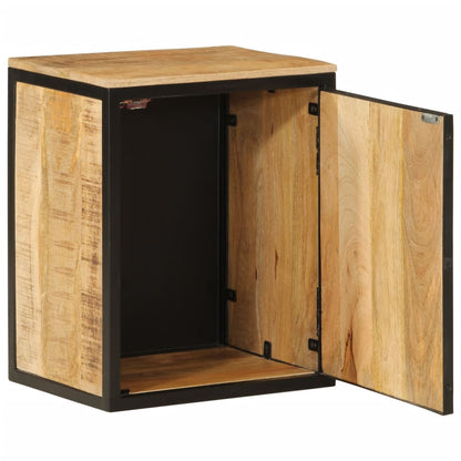 Mobile da Bagno 40x30x50 cm in Legno Massello di Mango e Ferro | homemem39