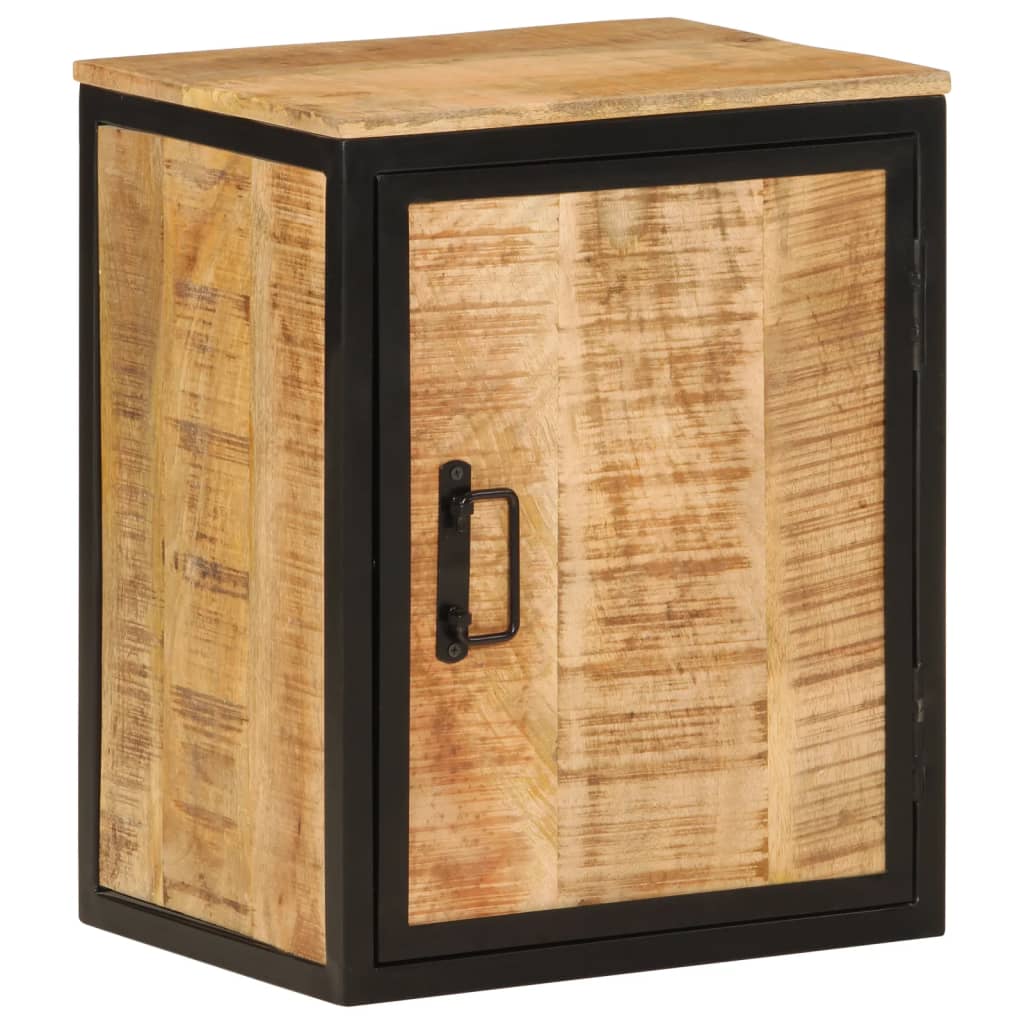 Mobile da Bagno 40x30x50 cm in Legno Massello di Mango e Ferro | homemem39