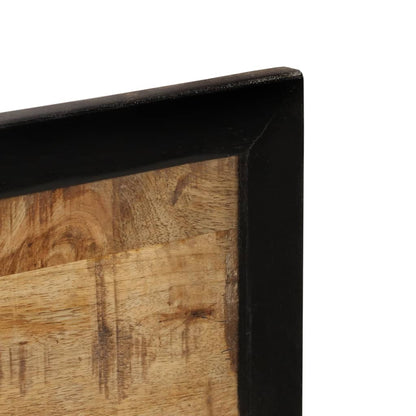 Specchio con Ripiani 80x8x55 cm Vetro e Legno Massello di Mango
