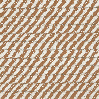 Cesto per Biancheria Marrone e Bianco Ø55x36 cm in Cotone - homemem39