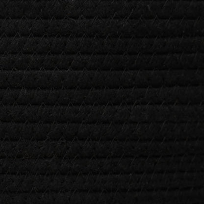 Cestini Portaoggetti 2pz Bianco e Nero in Cotone - homemem39