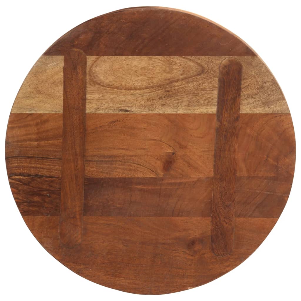 Piano per Tavolo Ø 50x3,8 cm Rotondo Legno Massello di Recupero | homemem39
