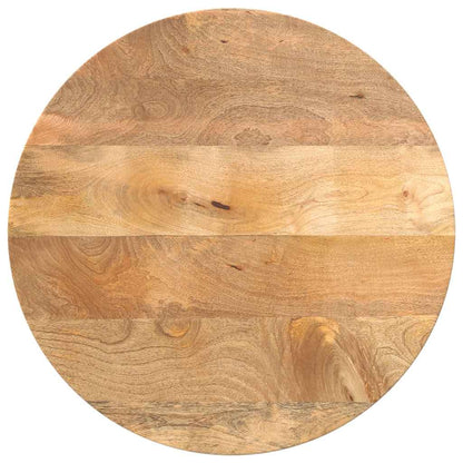Piano per Tavolo Ø 40x2,5cm Rotondo in Legno Massello di Mango | homemem39