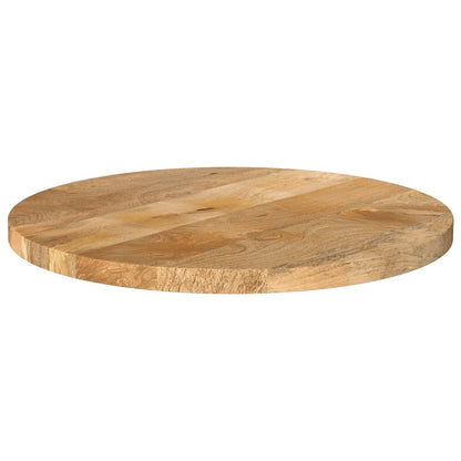 Piano per Tavolo Ø 50x3,8 cm Rotondo in Legno Massello di Mango | homemem39