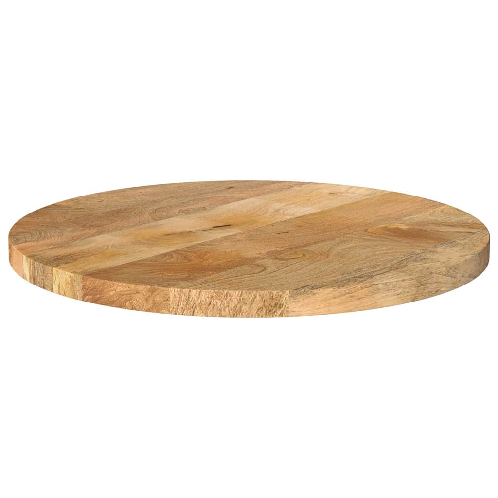 Piano per Tavolo Ø 60x2,5cm Rotondo in Legno Massello di Mango | homemem39