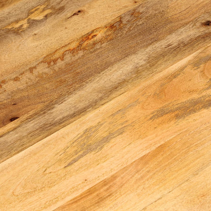 Piano per Tavolo Ø 80x2,5cm Rotondo in Legno Massello di Mango | homemem39