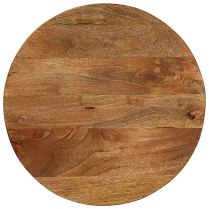 Piano per Tavolo Ø 40x2,5cm Rotondo in Legno Massello di Mango | homemem39