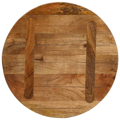 Piano per Tavolo Ø 40x2,5cm Rotondo in Legno Massello di Mango | homemem39
