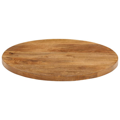 Piano per Tavolo Ø 50x3,8 cm Rotondo in Legno Massello di Mango | homemem39