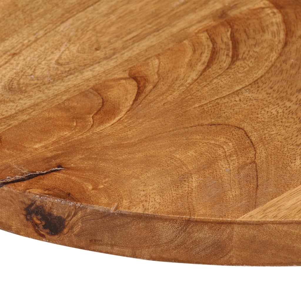 Piano per Tavolo Ø 60x2,5cm Rotondo in Legno Massello di Mango | homemem39