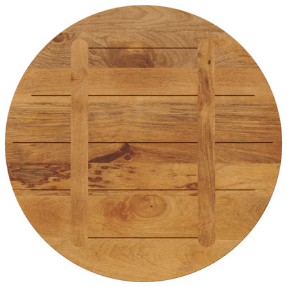 Piano per Tavolo Ø 80x2,5cm Rotondo in Legno Massello di Mango | homemem39