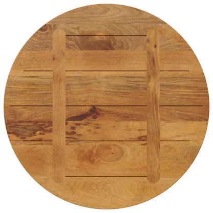 Piano per Tavolo Ø 90x2,5 cm Rotondo in Legno Massello di Mango | homemem39