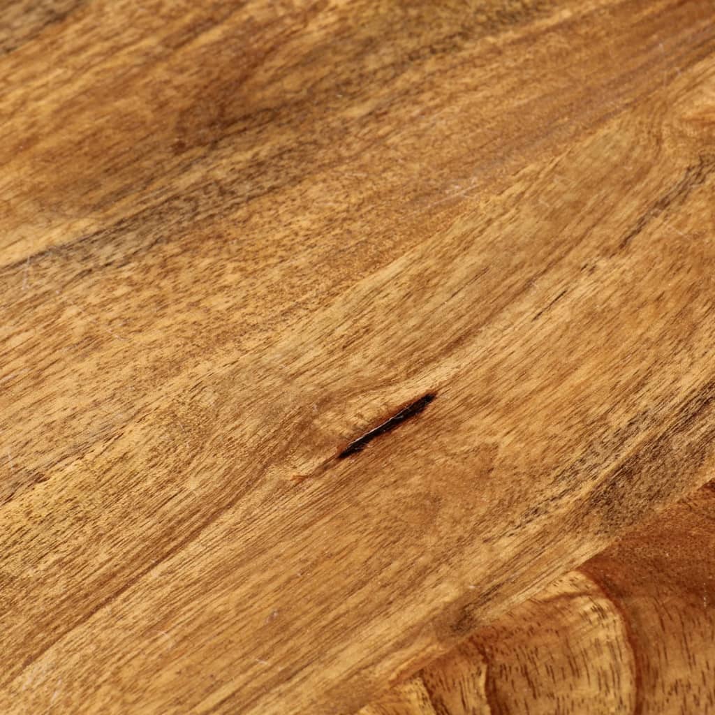 Piano per Tavolo Ø 90x2,5 cm Rotondo in Legno Massello di Mango | homemem39