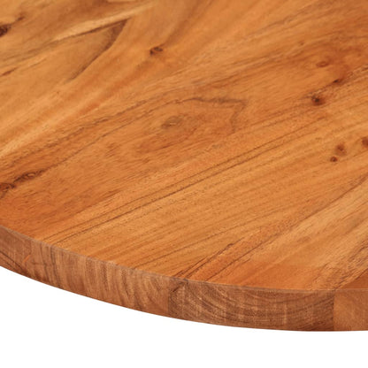 Piano Tavolo 140x60x2,5 cm Ovale in Legno Massello di Acacia | homemem39