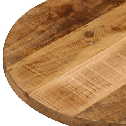 Piano Tavolo 110x40x2,5 cm Ovale Legno Massello Grezzo di Mango | homemem39