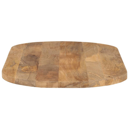 Piano Tavolo 110x40x2,5 cm Ovale in Legno Massello di Mango
