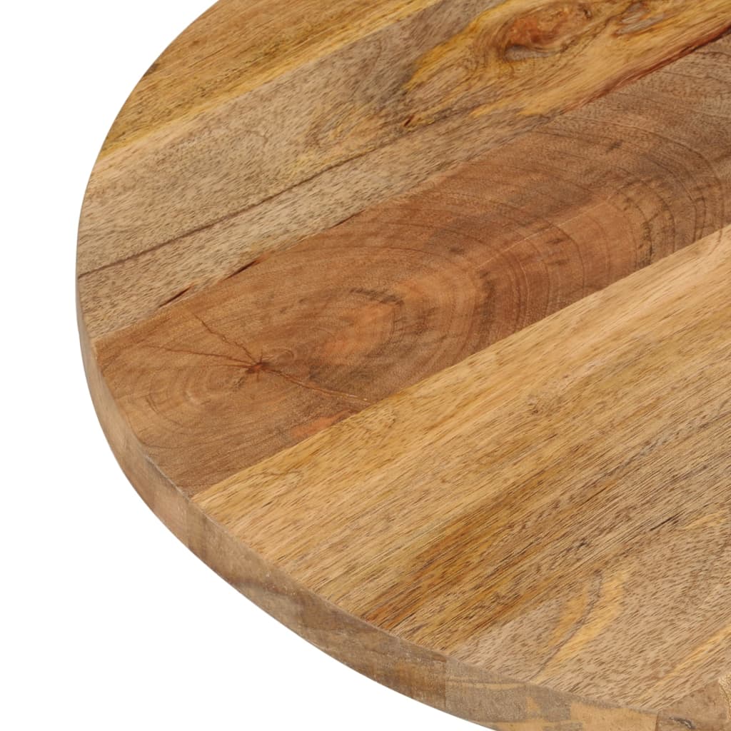 Piano Tavolo 80x40x3,8 cm Ovale in Legno Massello di Mango | homemem39