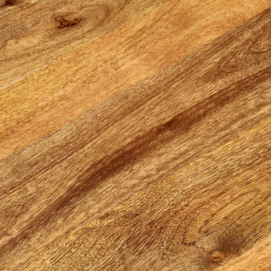 Piano Tavolo 80x40x2,5 cm Ovale in Legno Massello di Mango | homemem39