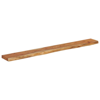 Mensola Muro 180x20x2,5cm Rettangolare Legno Acacia Bordi Vivi | homemem39