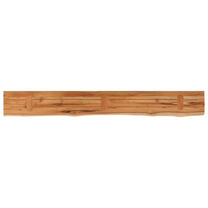Mensola Muro 160x20x3,8cm Rettangolare Legno Acacia Bordi Vivi | homemem39