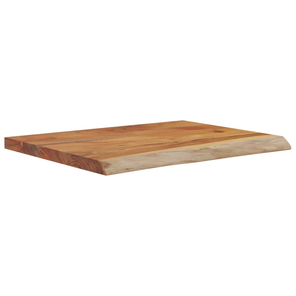 Mensola a Muro 40x30x3,8cm Rettangolare Legno Acacia Bordi Vivi | homemem39