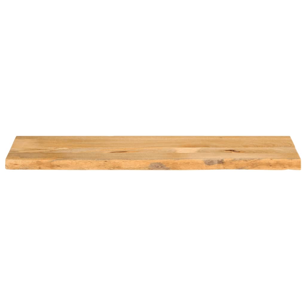 Piano Tavolo Bordi Vivi 110x40x3,8cm in Legno Massello di Mango | homemem39