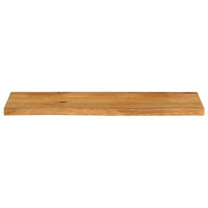 Piano Tavolo Bordi Vivi in Legno Massello di Mango