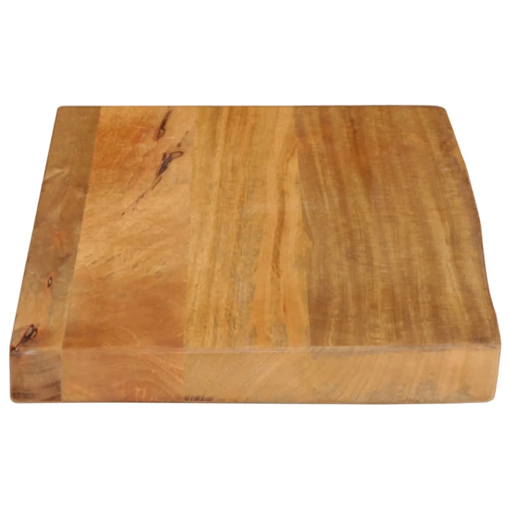 Piano Tavolo Bordi Vivi in Legno Massello di Mango