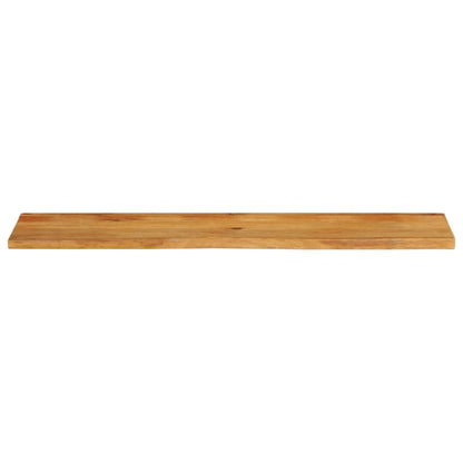 Piano Tavolo Bordi Vivi in Legno Massello di Mango