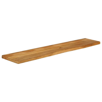 Piano Tavolo Bordi Vivi in Legno Massello di Mango
