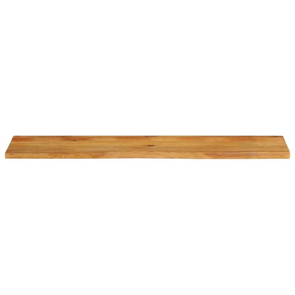 Piano Tavolo Bordi Vivi in Legno Massello di Mango