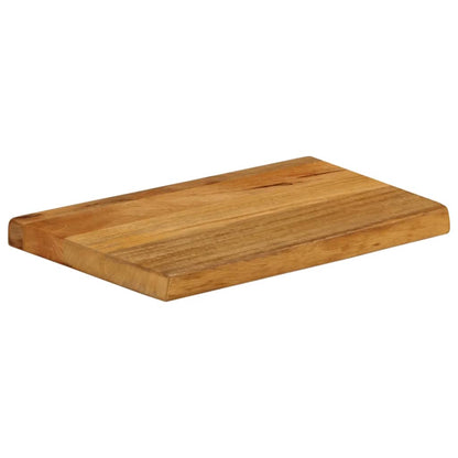 Piano Tavolo Bordi Vivi in Legno Massello di Mango