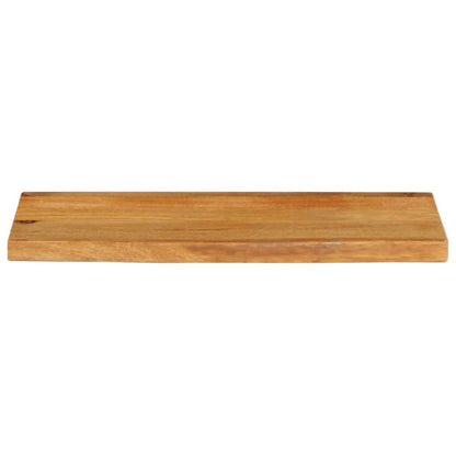 Piano Tavolo Bordi Vivi in Legno Massello di Mango
