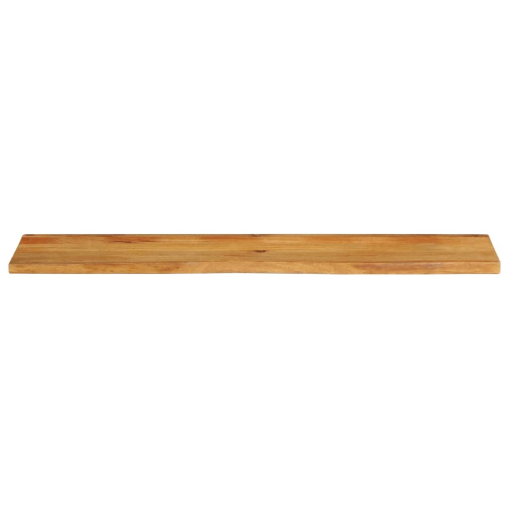 Piano Tavolo Bordi Vivi in Legno Massello di Mango