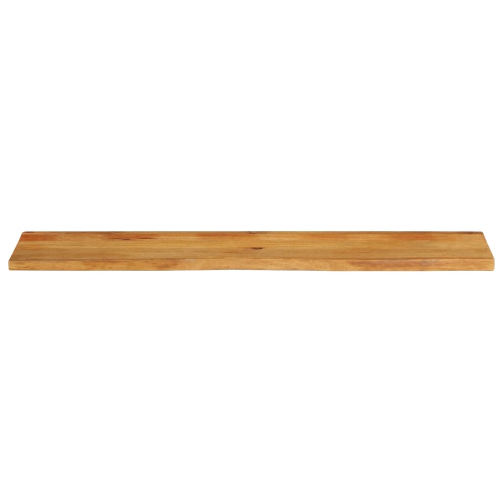 Piano Tavolo Bordi Vivi 180x30x3,8cm in Legno Massello di Mango