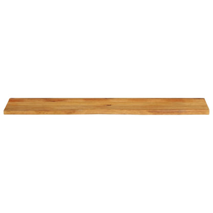 Piano Tavolo Bordi Vivi 180x30x3,8cm in Legno Massello di Mango