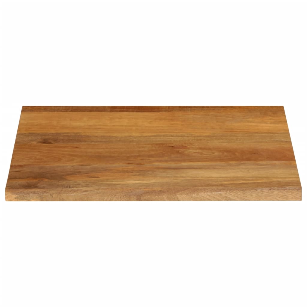 Piano Tavolo Bordi Vivi in Legno Massello di Mango