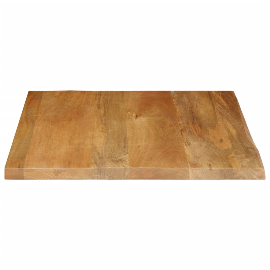 Piano Tavolo Bordi Vivi in Legno Massello di Mango