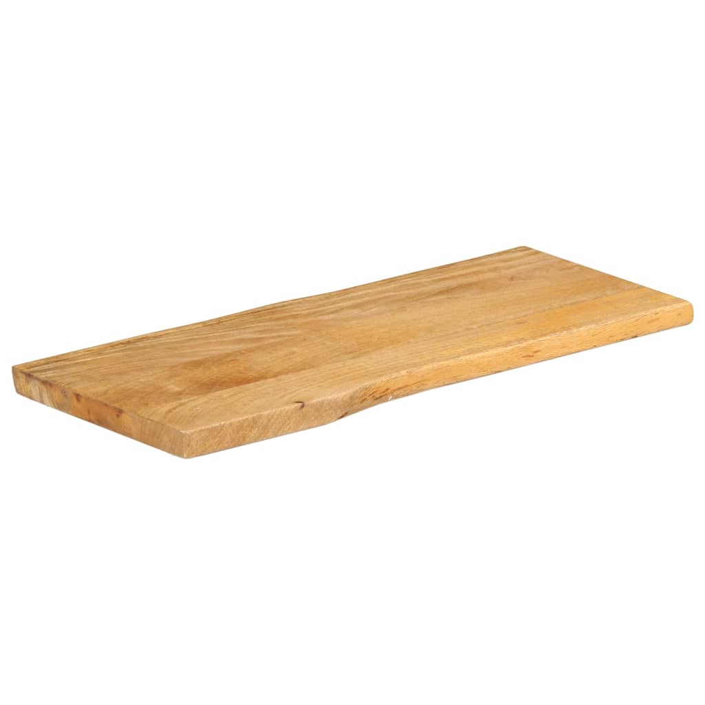 Piano Tavolo Bordi Vivi in Legno Massello di Mango