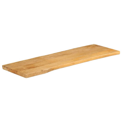 Piano Tavolo Bordi Vivi in Legno Massello Mango
