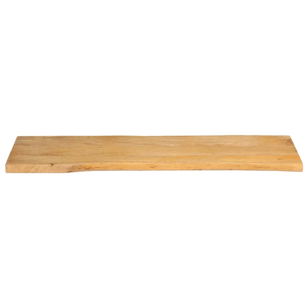 Piano Tavolo Bordi Vivi in Legno Massello Mango