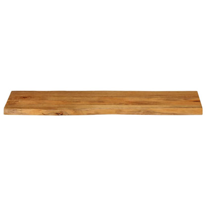 Piano Tavolo Bordi Vivi in Legno Massello Mango